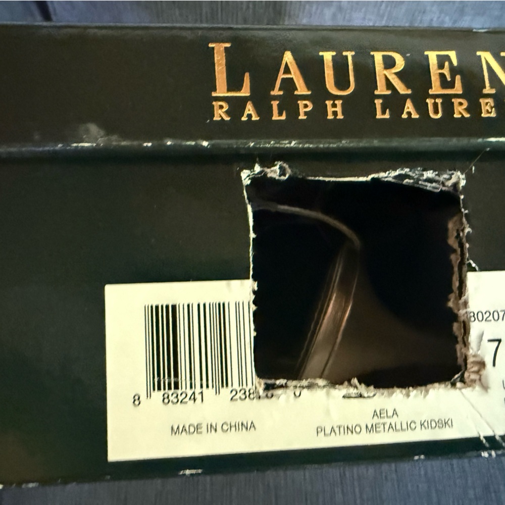 Ralph Lauren Gold Heels